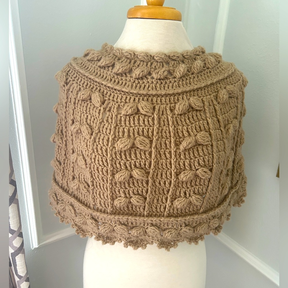 HANDMADE NEW Knit Shoulder Wrap Shawl